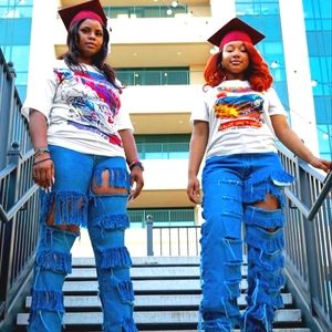 Customized Denim HERE👖✂️